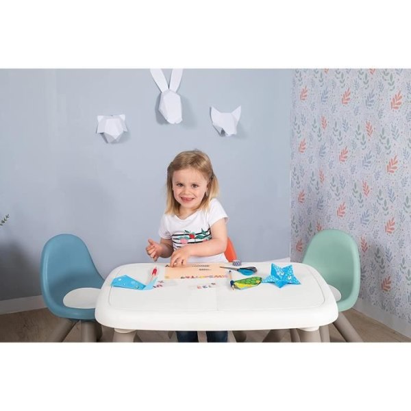 Smoby - Barnbord - Barnmöbler - Från 18 månader - Inomhus och utomhus - Vit