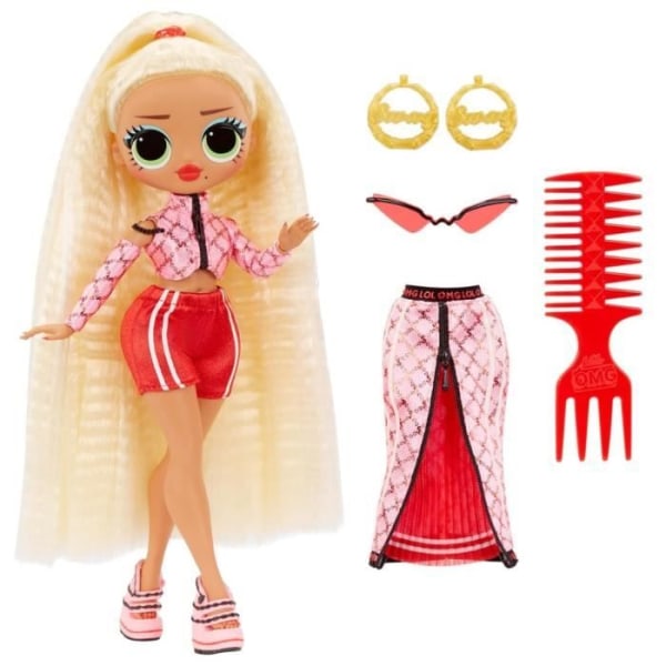 LOL Surprise OMG - Fashion Doll 24 cm - Swag- 2 outfits med kam och tillbehör - Från 4 år och uppåt