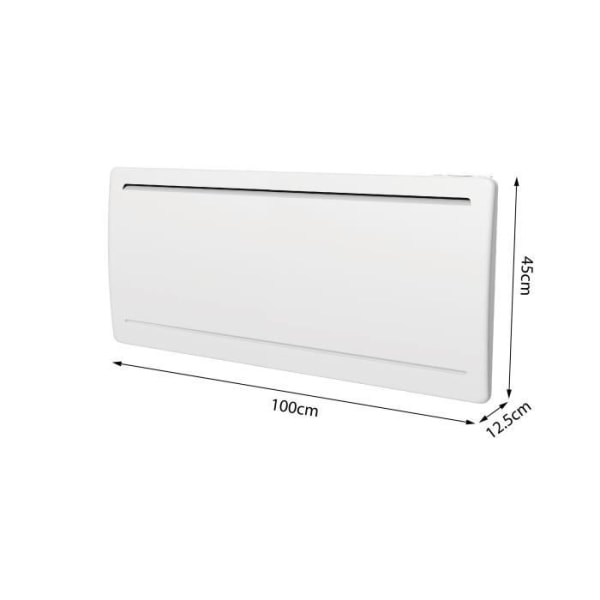 Fast elektrisk kylare med tröghet keramisk torkning 2000w Oceanic Ruby - Galbed Design - White - NF