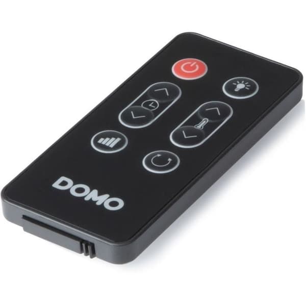 Keramisk värmeelement med vedeldseffekt - 2000 W - DOMO - DO7345H - 83,5 cm - Svart