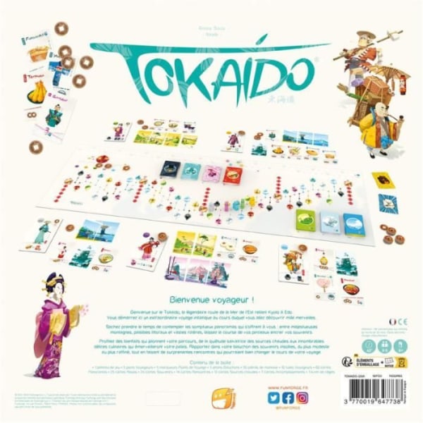Tokaido: 10th Anniversary - Asmodee - Äventyrs- och samlingsspel - från 8 år och uppåt