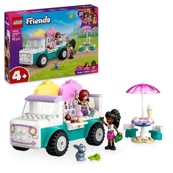 LEGO Friends 42644 Heartlake City Ice Cream Truck - Byggset för åldrarna 4 och uppåt