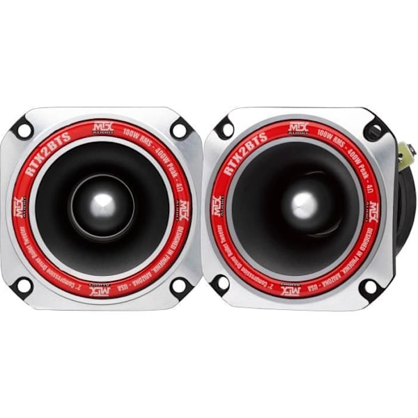 MTX AUDIO - MTX högeffektiv tweeter RTX2BTs - Ø8cm - 25mm spole - 100W RMS - 400W - Peak 4O 102.0dB/2V/1m säljs individuellt