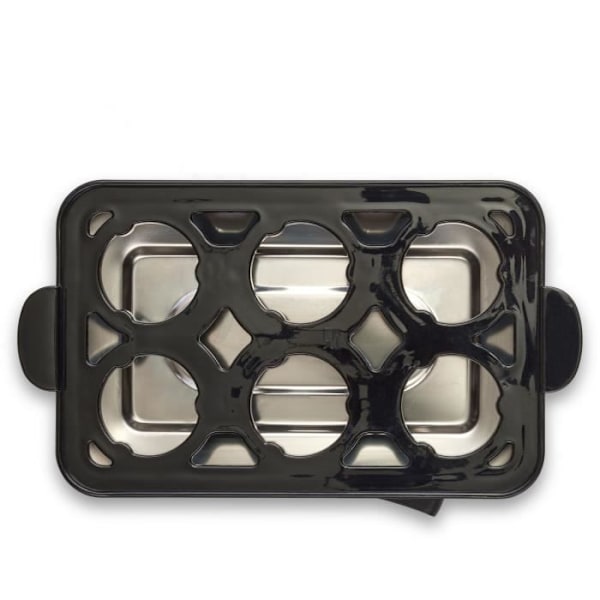 Äggkokare - LIVOO - DOC290 - 400W - 6 ägg - Rostfritt stål - Varmhållning - Ägghållare, lock och mätkopp