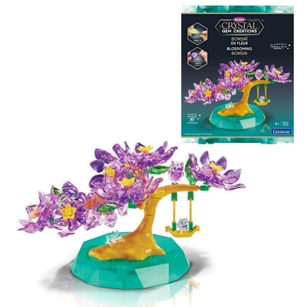 LEXIBOK - Kristallbonsai blomstrar