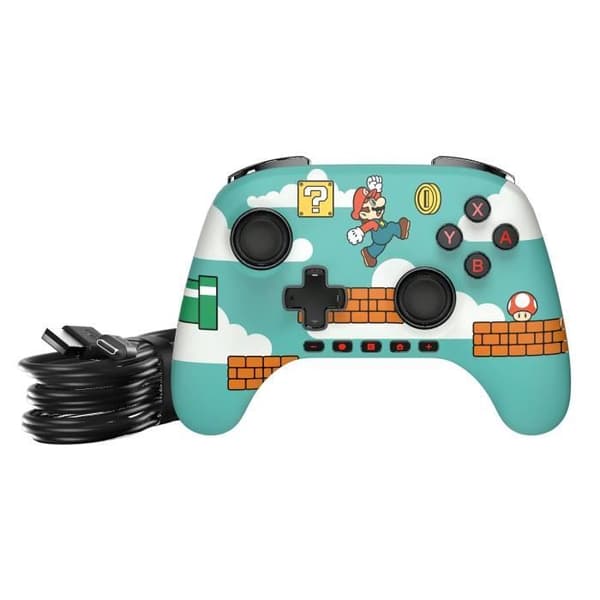 Gamepad - Nintendo Switch 2 - Mario Time - Kabelansluten - Strömförsörjning A