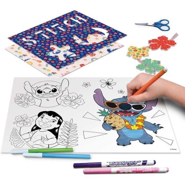 Ritningssats - LISCIANIGIOCHI - STITCH - Ljusbord - Modeller, Markörer