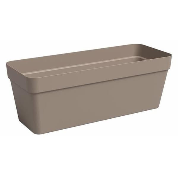 Planteringskärl - Plast - Taupe - Rektangulär - L49,9 x D20 x H18,1cm - ARTEVASI