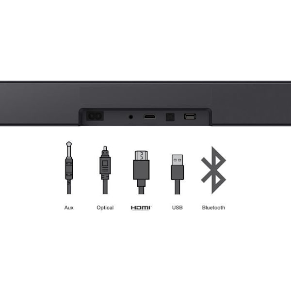 Soundbar - TCL - S45H - Dolby Atmos 2.0 - Svart