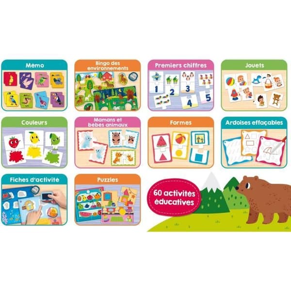 Samling av pedagogiska spel för småbarn - LISCIANI - Sextio aktiviteter för utveckling