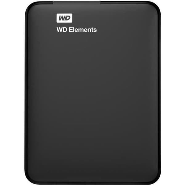 Western Digital Elements Portable 4TB extern hårddisk 2,5 tum USB 3.2 Gen 1 (svart) för snabba dataöverföringar Svart