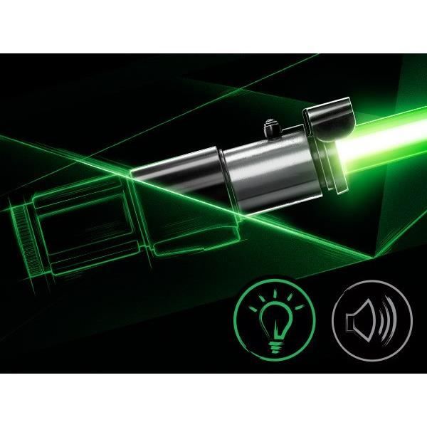 Yodas Force FX Elite elektroniska ljussabel med lysdioder och premiumljudeffekter, från 14 år och uppåt, Star Wars The Black Series