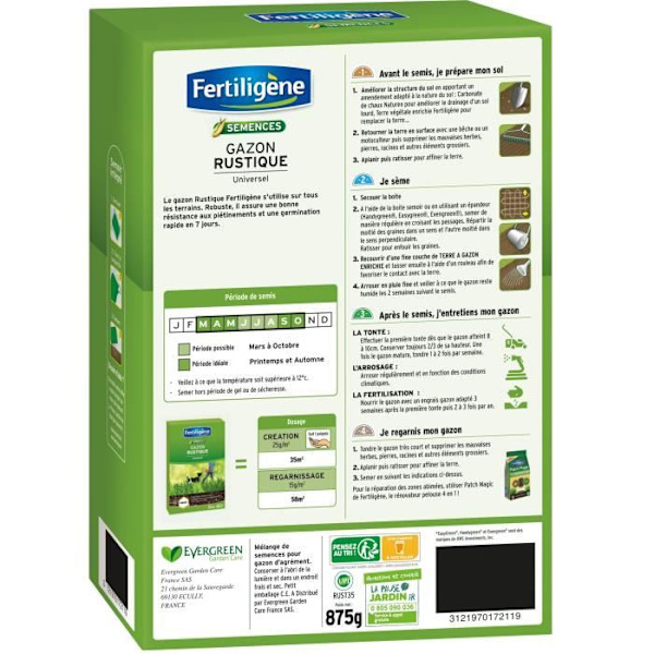 FERTILIGENE Universal Rustic Grass - 875 g