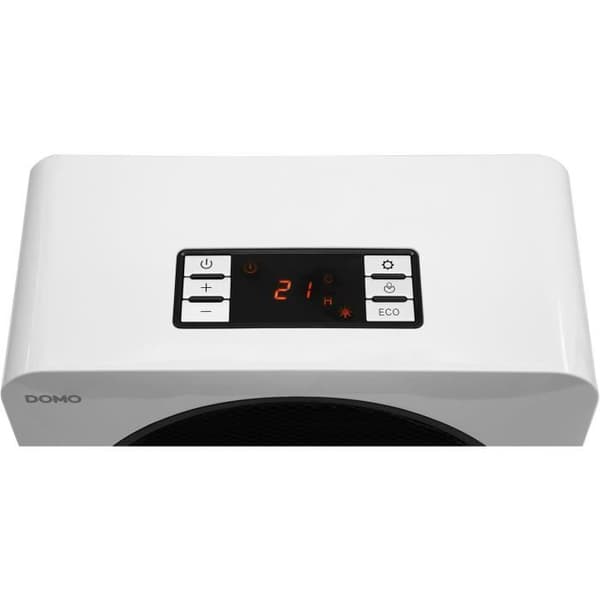 Keramisk värmeelement - 2500 W - DOMO - DO7344H - 34,8 x 18,3 x 35,2 cm - Vit