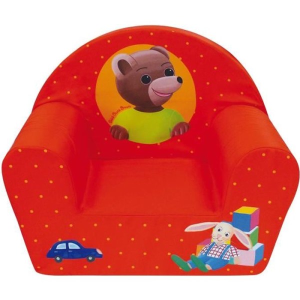 Fun House Little Brown Bear-skumklubbstol för barn