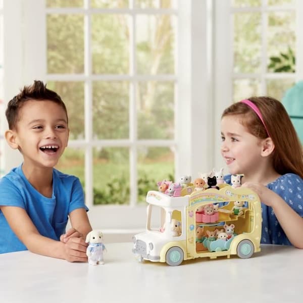 SYLVANIAN FAMILIES 5744 - Bussen och dess lekplats