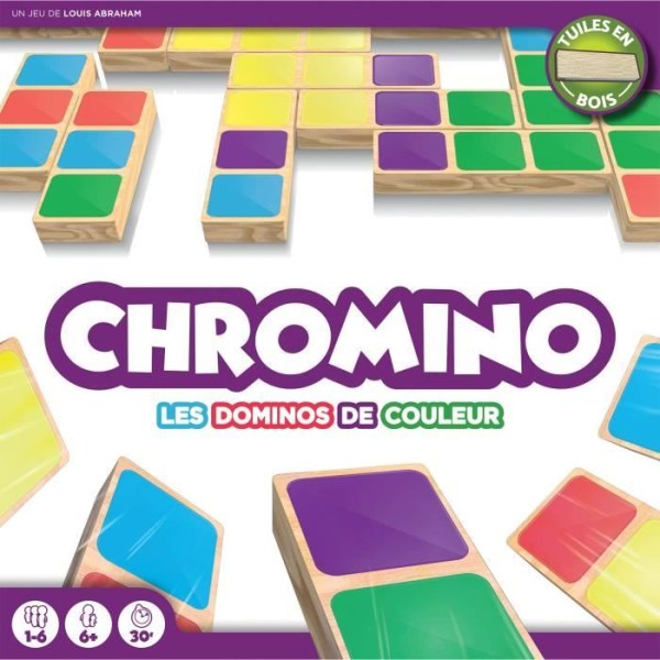 Chromino Colored Domino Game - Asmodee - Brädspel - Brädspel - Blandat - Från 8 år