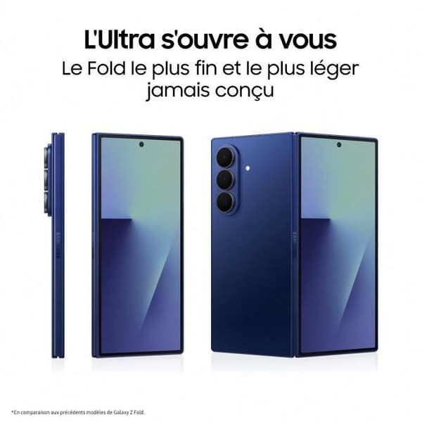 Samsung Galaxy Z Fold7 5G Smartphone 256 GB Midnattsblå