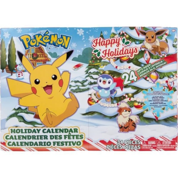 Pokemon Advent Kalender - 24 delar