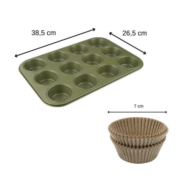 2-delat specialmuffinset - ZENKER - Green Vision