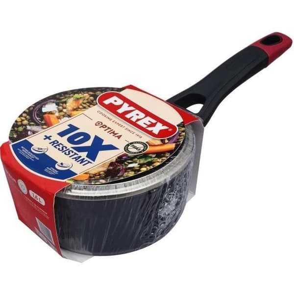 Gryta + lock - PYREX - 1455031 - Non-stick - 18 cm - PFAS-fri