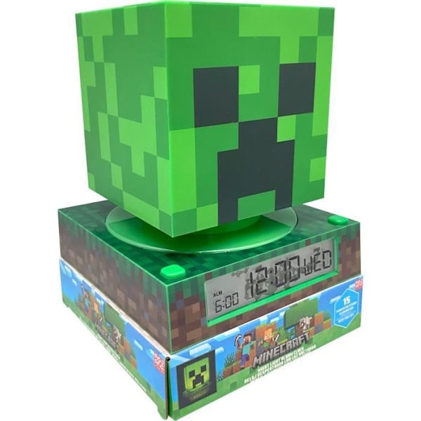 Minecraft 3D-figur väckarklocka - BARN LICENS - MIN3020