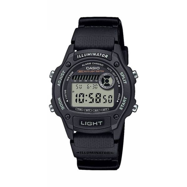 Klocka - CASIO - W-220H - Unisex - Svart - Kvarts - Digital