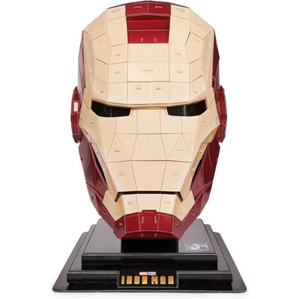 Marvel - IRON MAN HJÄLM - 4D-modell att bygga