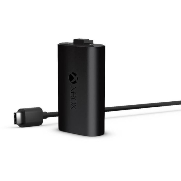 Kit Play &amp; Load Xbox New Generation - Uppladdningsbart batteri + USB -C -kabel - Kompatibla Xbox Series -kontakter