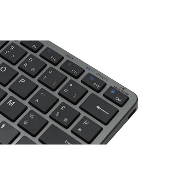 TKL-tangentbord - BLUESTORK - Bluetooth + 2,4Ghz PC - Grå och svart