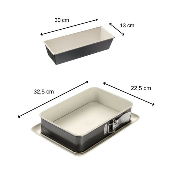 Kakform och rektangulär kakform - DR oetker - Back Trend - 30 cm och 28 x 18 cm