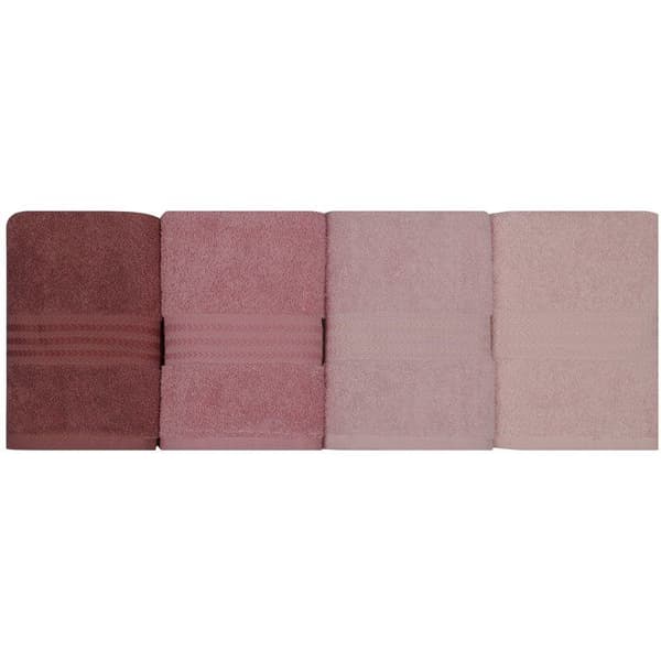 Set med 4 handdukar - 50 x 90 cm - Puder