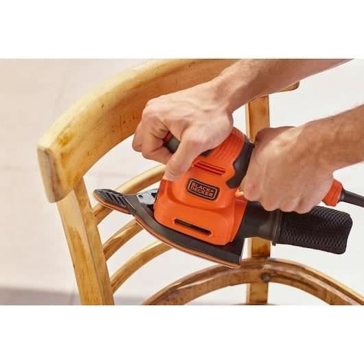BLACK+DECKER 200W Sladdansluten Multislip BEW200K-QS - Kardborresystem - Automatisk hastighetsjustering