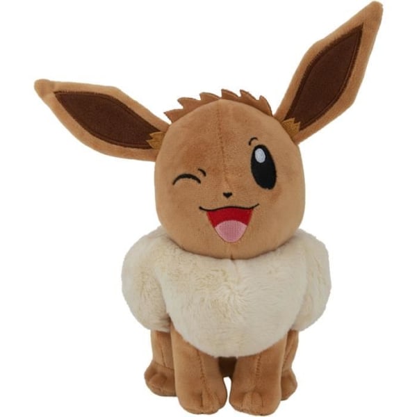 Plysch - BANDAI - Pokémon Eevee - 20 cm, ren mjukhet och ömhet