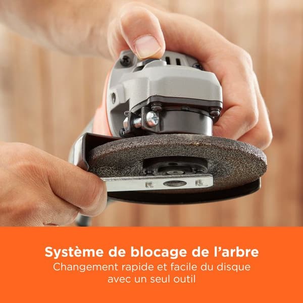 BLACK & DECKER 710 watt vinkelslipare - 115mm