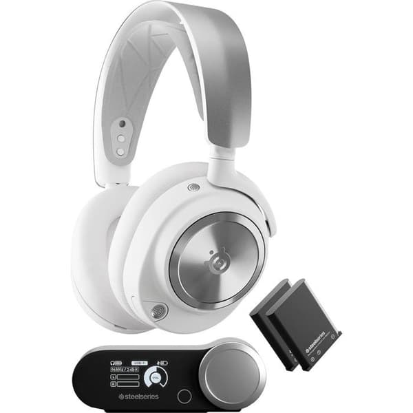 Trådlöst spelheadset - STEELSERIES - Arctis Nova Pro P - Vit