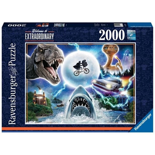 Ravensburger - Pussel 2000 bitar - Universals kultfilmer