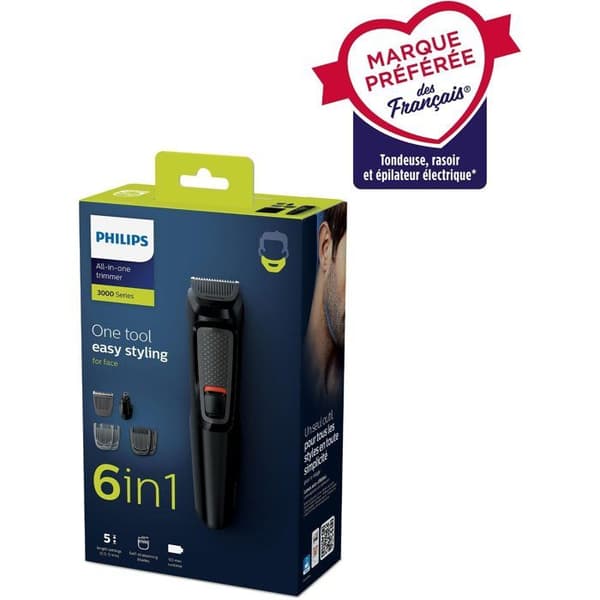 Philips Multigroom Series 3000 MG3710 sladdlös trimmer