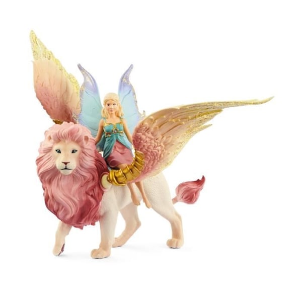 Schleich - Elf With Winged Lion Back - 70714