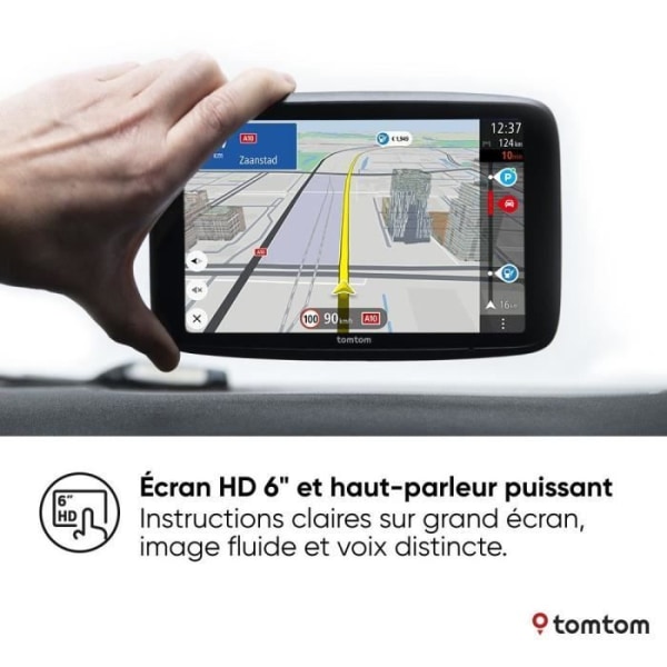 Auto GPS - TOM TOM - GO Superior - HD 6-skärm - Världskartor - Wifi-uppdatering