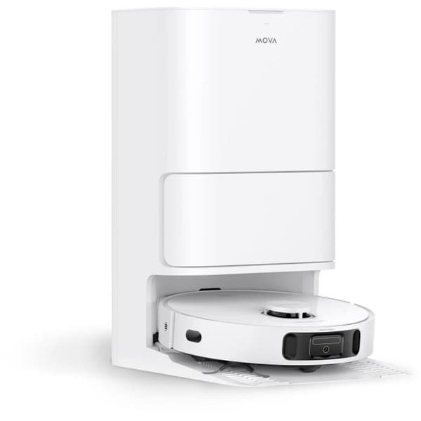 MOVA E40 Ultra robotdammsugare med mopp 19 000 Pa, HEPA, smart lasersensor, vit Vit