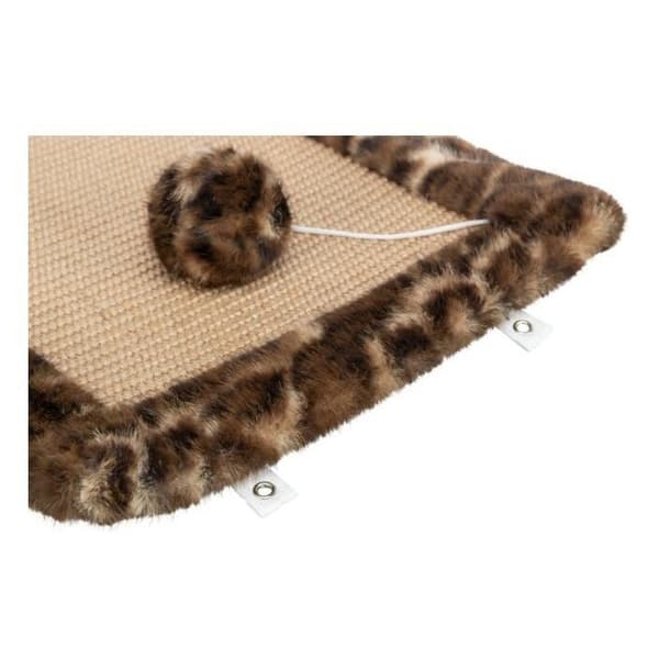 Klösmatta - TRIXIE - LEO - 55 x 35 cm - Brun leopardmönstrad