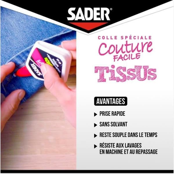 SADER Limflaska Färdiga Hems - 40ml - 30242290