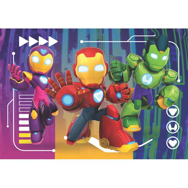 CLEMENTONI - 60 bitar - Marvel Iron Man