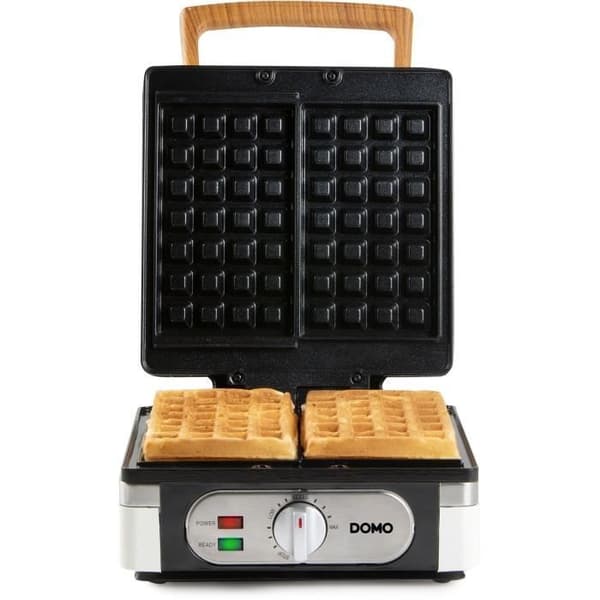 Våffeljärn - DOMO - DO9274W - 1400 W - 2 XL våfflor - Vit