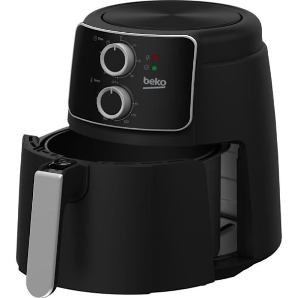Multifunktion oljefri fritös - BEKO - FRL2242B - 1500 W - 3,9 L för 0,8 kg pommes frites - Circuit cut-off timer - Svart