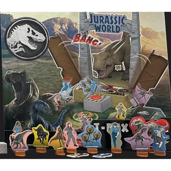 Brädspel med T-Rex-figur - EPOCH - Jurassic World T-Rex Escape
