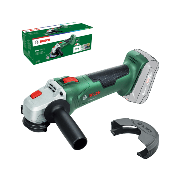 BOSCH sladdlös vinkelslip - PWS 18V-70 - 125mm - 18V