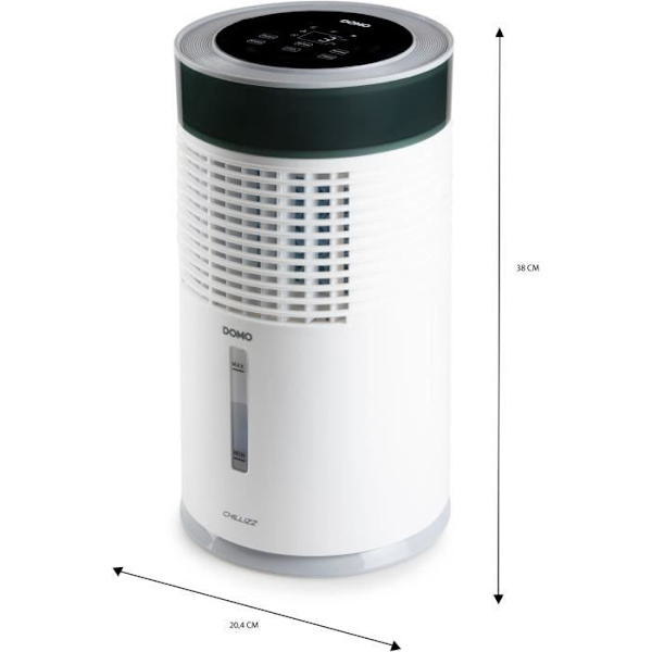 Luftkylare - DOMO - DO159A - 9,6 W - Oscillation - 3 hastigheter