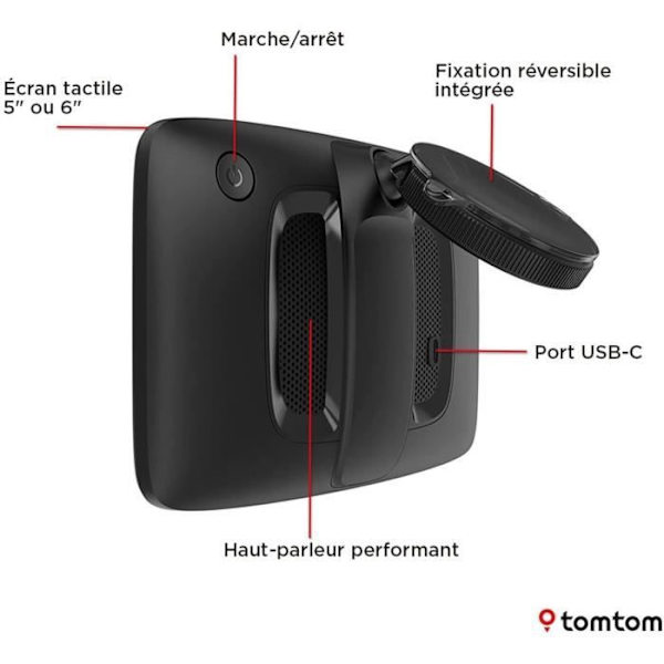 GPS - TOMTOM - GO Classic 6 EU 2nd Generation - Europakartor, uppdateringar, pekskärm